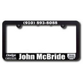 Silk Screen Plastic Multi Color Imprint License Plate Frame